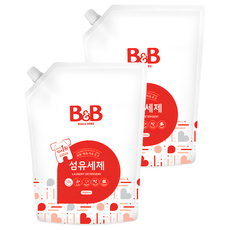 B&B 嬰幼兒衣物洗衣精補充包, 1.5L, 2包