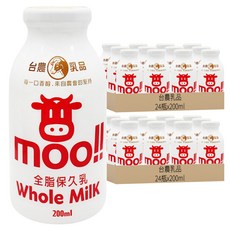 台農乳品 保久乳 原味全脂, 200ml, 48瓶