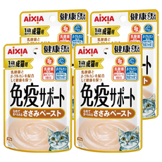 AiXiA 免疫力軟包3號 貓餐包, 雞泥狀, 40g, 4包