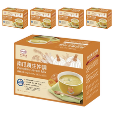 呷七碗 南瓜養生沖調飲 28g*10包*5盒, 方便沖泡，營養豐富，健康美味