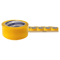 VICDREAM THE 堅固耐用封箱膠帶 中型包裝用 63MIC 48mm x 40m, 20個, 米色