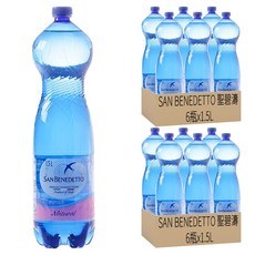 SAN BENEDETTO 聖碧濤 義大利天然礦泉水, 1.5L, 12瓶
