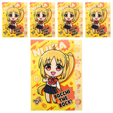 sun-star 孤獨搖滾動漫 A4 五層L型資料夾 文件收納好幫手, 伊地知虹夏, 5個