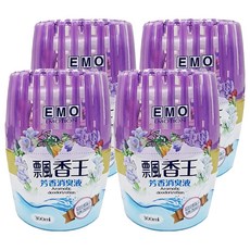 EMO 飄香王芳香消臭液, 小蒼蘭, 300ml, 4個