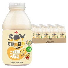 正康 有機黑豆奶 330ml 台灣製造, 24瓶