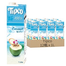 Tipco 100%椰子水, 1L, 12瓶