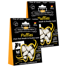 QCHEFS 黑科技 潔牙粉 犬用, 鮮乳酪起司, 90g, 對抗口臭和牙垢, 德國, 2盒