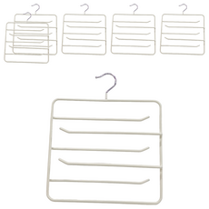 SHIMOYAMA 浸膠六層圍巾架, 暖白色, 6個