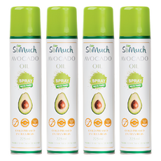 SoMuch 頂級冷壓初榨酪梨油噴霧 噴油瓶, 225ml, 4瓶