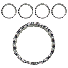 日正 手珠/項鍊 橢圓切角鈦赫茲手排 14mm, 5條