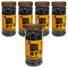 康健生機 霸豆子 黑豆 100%無添加, 180g, 5罐