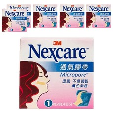 3M Nexcare 大膚色通氣膠帶, 1入, 6盒