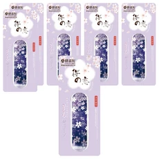 EKI MORI MACHI 驛森町 粉櫻花修正帶, 透明膠帶 無異味, 紫櫻花鹿, 6個