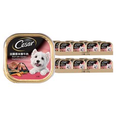 Cesar 西莎 罐頭犬用 田園香米燉牛肉 含蔬菜和米, 100g, 48罐