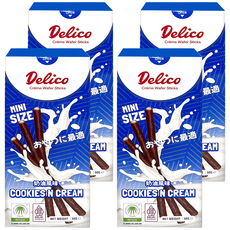 Delico 捲心酥 奶油風味, 50g, 4盒
