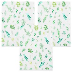 日本 MIDORI 3層資料夾 A5, 綠葉, 3個