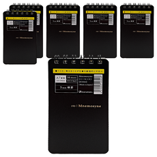 Mnemosyne 5mm橫線線圈便條本/A7, 6入