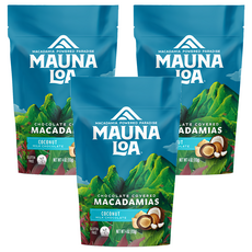 MAUNA LOA 夢露萊娜 夏威夷果仁 椰子牛奶巧克力, 113g, 3包