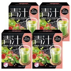 紅布朗 青汁，32種類蔬果＆堅果，高纖，19克x10包入, 190g, 4盒