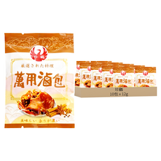 珍鶴 萬用滷包 12g x 10包入 - 天然漢方草本，多種食材適用, 10包