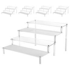 壓克力展示架 40cm 4層, 透明色, 5個