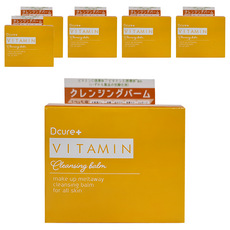 Dcure 維他命卸妝膏 溫和卸妝 清爽舒適 維他命配方 滋養肌膚 高效清潔 輕鬆去除頑固彩妝 保持肌膚潔淨無瑕, 100ml, 6罐