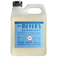 Mrs.MEYER'S 香氛洗手乳補充瓶 雨露, 975ml, 1件