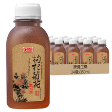 康健生機 枸杞菊花飲, 古法漢藥配方調製 沁涼解渴 清涼潤喉 天然材料熬煮 無化學添加, 350ml, 24瓶