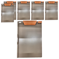 ABEL 力大牌 享讀可收合站立式板夾, 咖橘色, 6個