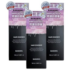 Bananal 韓國胺基酸香氛修護髮油 花漾白麝香, 3個, 100ml