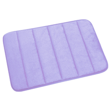 珊瑚絨吸水防滑地墊 浴室/廚房/臥室腳踏墊, 顏色-09紫色