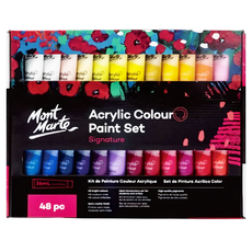Mont Marte 蒙瑪特 壓克力顏料套組 48色, 36ml