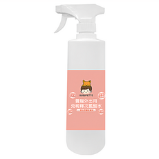 BUBUPETTO 毛孩外出用免稀釋次氯酸水, 安心守護毛孩清潔用品, 500ml, 1瓶