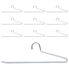 西格傢飾 加粗不鏽鋼簡約鵝型防滑褲架 淺灰色 耐用, 10個