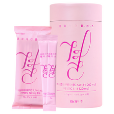 Kyung Nam Pharm 慶南製藥 膠原蛋白粉 Plus 含維他命C 60入裝, 120g, 1罐