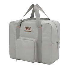 E.City 大容量旅用休閒拉桿提袋 升級款 Set 2, 300D防潑水, 黑色灰色卡其可選, 45.5 x 37 x 19.5cm, 顏色隨機, 2個