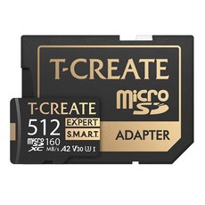 TEAMGROUP十銓 T-CREATE Micro SDXC記憶卡, V30 A2, 4K影像, 512GB, 1個