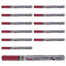 Pentel 飛龍文具 油漆筆 MSP10-P 細 粉紅色, 1色, 1盒