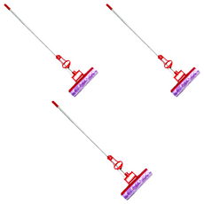金獎 蜂巢式直柄膠棉拖把 7691 長120cm - 超強吸水力 輕鬆清潔各種地板, 3支