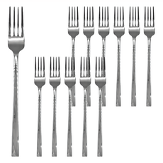 WMF TELOS 1800系列 餐叉 12支套裝, Cromargan不鏽鋼德國進口, 54.1802.6040, 1組