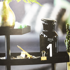 丹麥進口 玻璃罐no1, 直徑7 高12.5公分, 容量500ml, 250ml, 1個