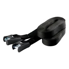 yAKIMA 重型固定帶，棘輪金屬帶扣，一組兩條, Black, 1個, 17 x 10 x 5 cm