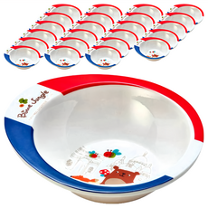 TATUNG 大同磁器 美耐皿法國熊學習碗 - 15 x 13.5 x 4.2 cm, 500574, 24個