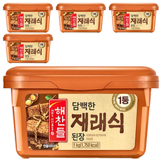 CJ Haechandle 韓式傳統大醬, 1kg, 5盒