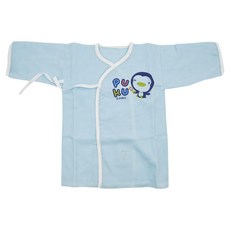 PUKU 企鵝 紗布肚衣 100%棉紗布 50cm 台灣製造, 藍色