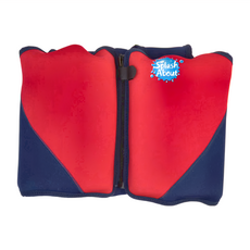 Splash About 兒童浮力夾克，UPF50+有效防曬，英國設計，MIT台灣製造, 10~14歲, 紅 + 海軍藍, 1件