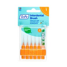 TePe 緹碧 I型普通刷毛牙間刷 1號 0.45mm SSS, 6支, 1盒