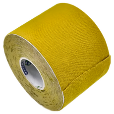 ALL-ROUNDED 全展 醫療用黏性膠帶及黏性繃帶 未滅菌 全能貼 運動肌貼 5cm x 5m 黃色, 1個