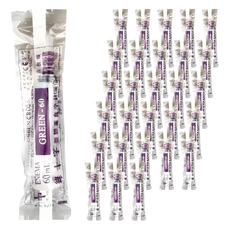 GREEN CROSS 綠十字 滅菌 灌食空針 附藍色接頭 插鼻胃管 使用胃造口或腸胃造口餵食之病人適用 60cc, 40個