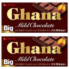 Ghana 加納 Mild 巧克力 加大 110g, 2片